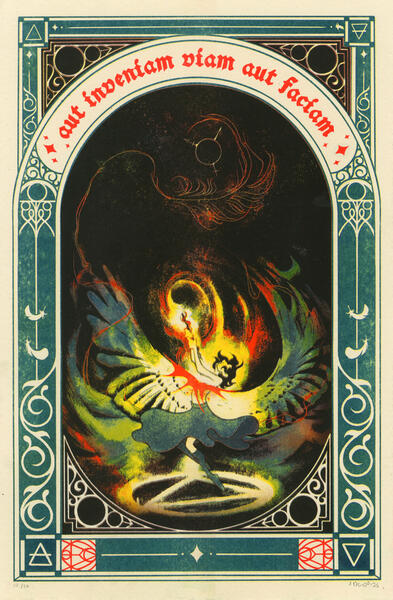 "Krahenlied" Fold Out Poster